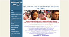 Desktop Screenshot of meningitis-angels.org